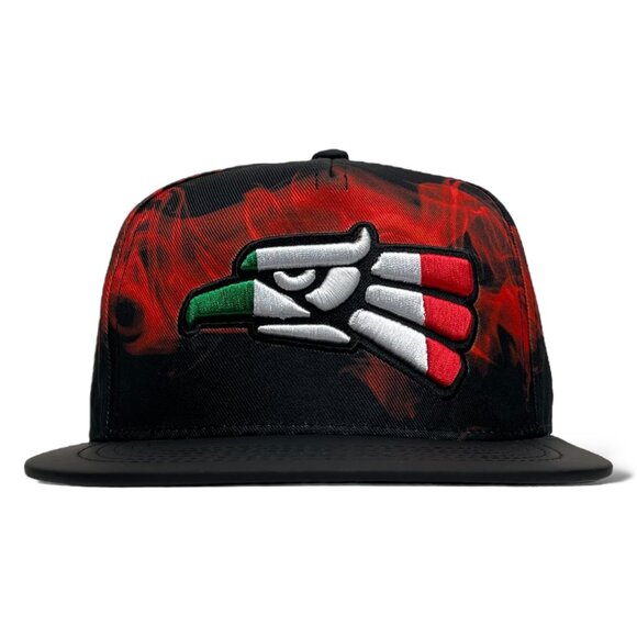 Hecho en Mexico Eagle Snapback Cap, 3D Embroidery, Flat Brim - Picture 2 of 8